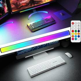 Abcidy 195893459582 Under Monitor Light Bar Rgb Screenbar Desk Lamp Computer Gaming