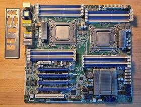 Asrock Ep2c602-4l/d16 Dual Socket Server Motherboard 4 Lan Ipmi 16 Dimms Tested