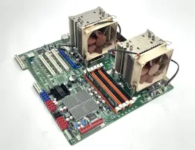 Z8pe-d12 Asus Server Motherboard Dual Lga 1366 2 Xeon X5690 3.46ghz 16gb Noctua