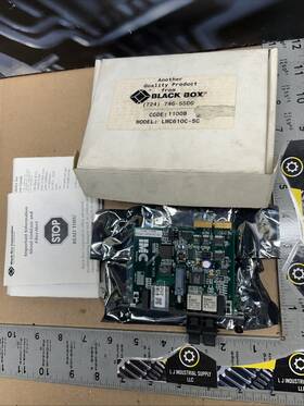 Black Box Lmc610c-sc New Snmp Tp/fo Mm850 Module Multiple In Stock Warranty