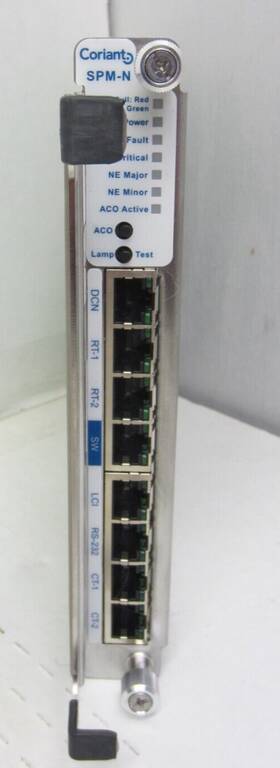 Coriant 82.71714-r5 Tellabs 7100 Spm-n Processor Module Wocubeh1aa