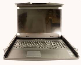 Crystal Image Tech Rm-f17usd-16brk Rackmount Monitor 1u 17 Inch Vga And Dvi Input