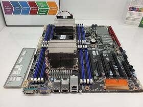 Datto Md70-datto-ddr4 Md70-datto Motherboard With 2x E5-2630v3 And Heatsin I/o Plate