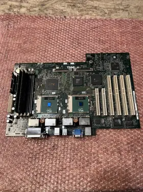 0332tm Dell System Motherboard For Poweredge 1400 Server W 2x Pentium Sl4c9 Cpu