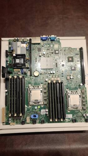 Dell 051xdx Poweredge R520 Server Motherboard 2x Xeon E5-2430 64gb Ram
