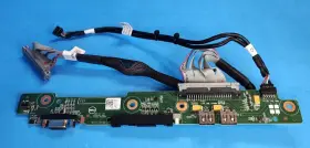 59k4p Dell Poweredge R220 Server Front Input I/o Vga Usb Control Panel With Cables