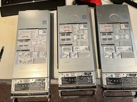 Dell Czv28m2 Lot- Fully Loaded 1x M640 And 2x M630s