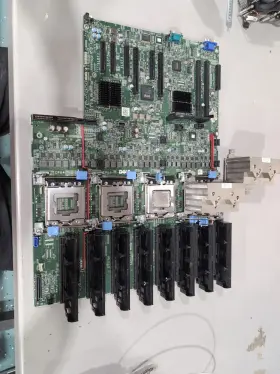 E7-4860 Dell Jrjm9 Poweredge R910 System Board 0jrjm9 With 2 Cpus And Heatsinks