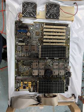 Digital 5024755-01 5424756 Alphaserver System Board D01 With 4 Gb Ram Ide Cables