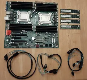 Ga-7pesh2 Gigabyte - 2x Intel 2670v2 128gb Ddr3 Ecc Diy Server Parts Combo
