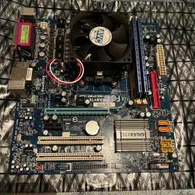 Ga-m61pme-s2p Gigabyte Windows Xp Motherboard Am2 Cie Pci With 4gb Ddr2 Amd Athlon 64 X2 5800