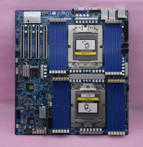 Mz73-lm0 Gigabyte Server Motherboard Socket Sp5 Amd Epyc 9004 Series Used