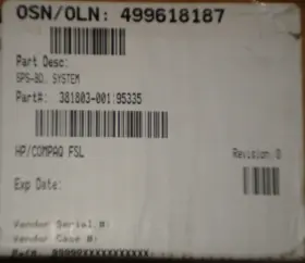 381803-001 Hp Sps-bd System Board Bl35p New