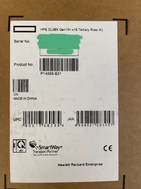 P14588-b21 Hpe Dl38x Dl380 Dl385 Gen10 Plus And V2 2u X16 Pci-e 4.0 Tertiary Riser Kit Gpu