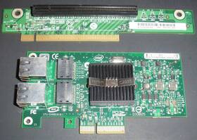 Intel Da0s48tb4a0 D95293-101 Riser Card And Pro/1000 Pt Dual Port Exp19402ptg2