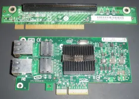 Exp19402ptg2 Intel Da0s48tb4a0 D95293-101 Riser Card And Pro/1000 Pt Dual Port