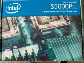 E12274-005 Intel E11025-302 S5000psl Dual Socket Server Motherboard-