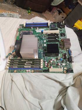 Intel E25124-456 Server Board S5500bc Motherboard Socket 1366 Xeon X5650 8gb Ram