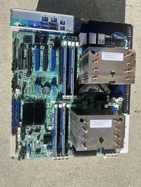 Intel E99552-511 S2600cp Motherboard Lga 2 X E5-2697 V2 Cpu Ddr3 64gb Ram