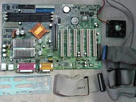Ms-6330 Msi K7t Pro2 Socket 462 3x Ddr Atx Motherboard 1ghz Athlon Tested