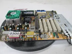 Ak31v20 Shuttle 903864626117 Socket 462 Motherboard - Amd Athlon Xp 256 Mb Bulging Caps
