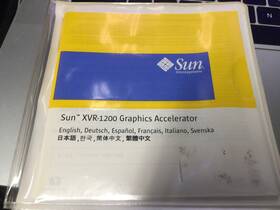 Sun Microsystems 705-0303-11 Xvr-1200 Graphic Accelerator Cd Driver Software