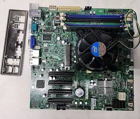 Supermicro 722508531632 X9scm-f M-atx Lga 1155 Intelddr3 Server Motherboard With E3-1230v1& 4gb
