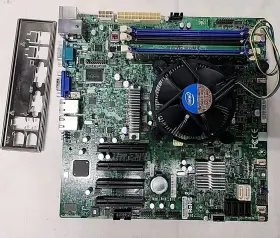 E3-1230v1 Supermicro 722508531632 X9scm-f M-atx Lga 1155 Intelddr3 Server Motherboard With E3-1230v1& 4gb
