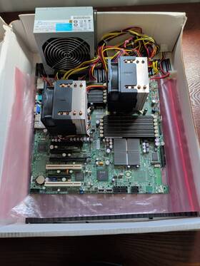 Supermicro Af82801jir Dual Socket Server Motherboard With Seasonic 600et Fan Untested