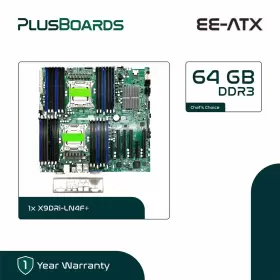 Mbd-x9dri-ln4f Supermicro X9dri-ln4f Ee-atx Lga 2011 Server Motherboard 64gb Ddr3 1u Heatsinks