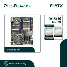 X10drd-int Supermicro E-atx Dual Lga 2011 Motherboard With 2x E5-2640 V3 8gb Ddr4