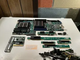 E5-2690v3 Supermicro X10drg-ht Motherboard 2x Xeon Cpus 32gb Dddr4 With Extras