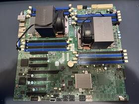 Supermicro X9drh-if Rev 1.02 Motherboard With X2 Intel Xeon E5-2690v2 Sr1a5 3.00gh