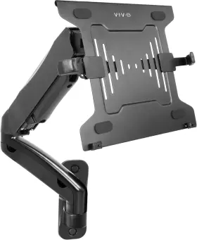 Mount-v001gl Vivo Height Adjustable Pneumatic Extended Arm Laptop Wall Mount Full Black
