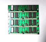 Mitsubishi Lotof Four Single Inline Memory Modules M3MSIMM020AAWW PC72BXB* Used*. Price: $75.00.