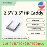 Lot 2.5" /3.5" Tray Caddy For Hp ML350E ML310E SL250S GEN8 G9 651314 651687-001 New. Price: $179.80.
