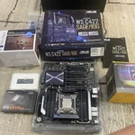 Asus Ws C422 Sage 10/G Motherboard Bundle, Cpu, 250GB Ssd, Be Quiet Ps, Rgb Fan! Used. Price: $1000.00.