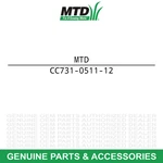 Mtd 731-0511-12 Trim Strip Yard-machines 600 700 800H 659G 840H 668 New. Price: $26.95.