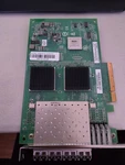 Q-logic 8GB Pci-e Quad Sfp+ Network Card, Fibre Channel Used. Price: $70.00.