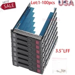 Lot 3.5" Lff Hp 651314-001 Hdd Hard Drive Caddy Tray For DL360 DL380 G9 G8 G10 Open. Price: $478.00.