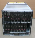 Hp Proliant C7000 G2 + 13X BL460C G10 2X Gold 6132 256GB Ram D2220SB Blade Used. Price: $38240.00.