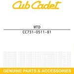 Mtd 731-0511-81 Trim Strip 81" Lg. White Outdoor Huskee 800 330 400 350 340 353 New. Price: $92.23.