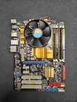Asus P5K Atx Motherboard Lga 775 DDR2 4 Slots Pcie Audio W/ Dual Core Cpu Used. Price: $40.00.