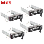 Lot Of 4 Lenovo 2.5" Sas Sata Hard Drive Tray Caddy For ST250 ST550 SR550 SR650 New. Price: $27.50.