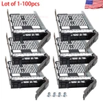 Lot Dell 3.5"LFF Sata Sas Drive Tray R730XD R530 R630 0KG1CH W/screws New. Price: $357.00.