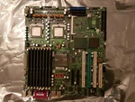 Supermicro X6DHT-G, Socket 604 12GB Ram Dual 3GHZ Xeon, Heatsinks Included Used. Price: $80.00.