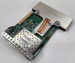 Dell XVVY1 Q-logic QL41164 Quad-port 10GBE Sfp+ Network Daughter Card For R740 Used. Price: $80.00.