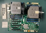 Supermicro X10DAI Dual Lga Motherboard 2X E5-2680 V3 Cpu W/ Shield No Memory Used. Price: $220.00.