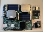 Dell C2100 Server Board + Dual Xeon E5620 Cpus Accessory Cards Used. Price: $99.99.