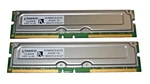 Kingston 256MB PC600 Rdram Rimm 600MHZ Non-ecc KVR600X16-8/128 -- Kit Of 2X128MB Used. Price: $24.99.